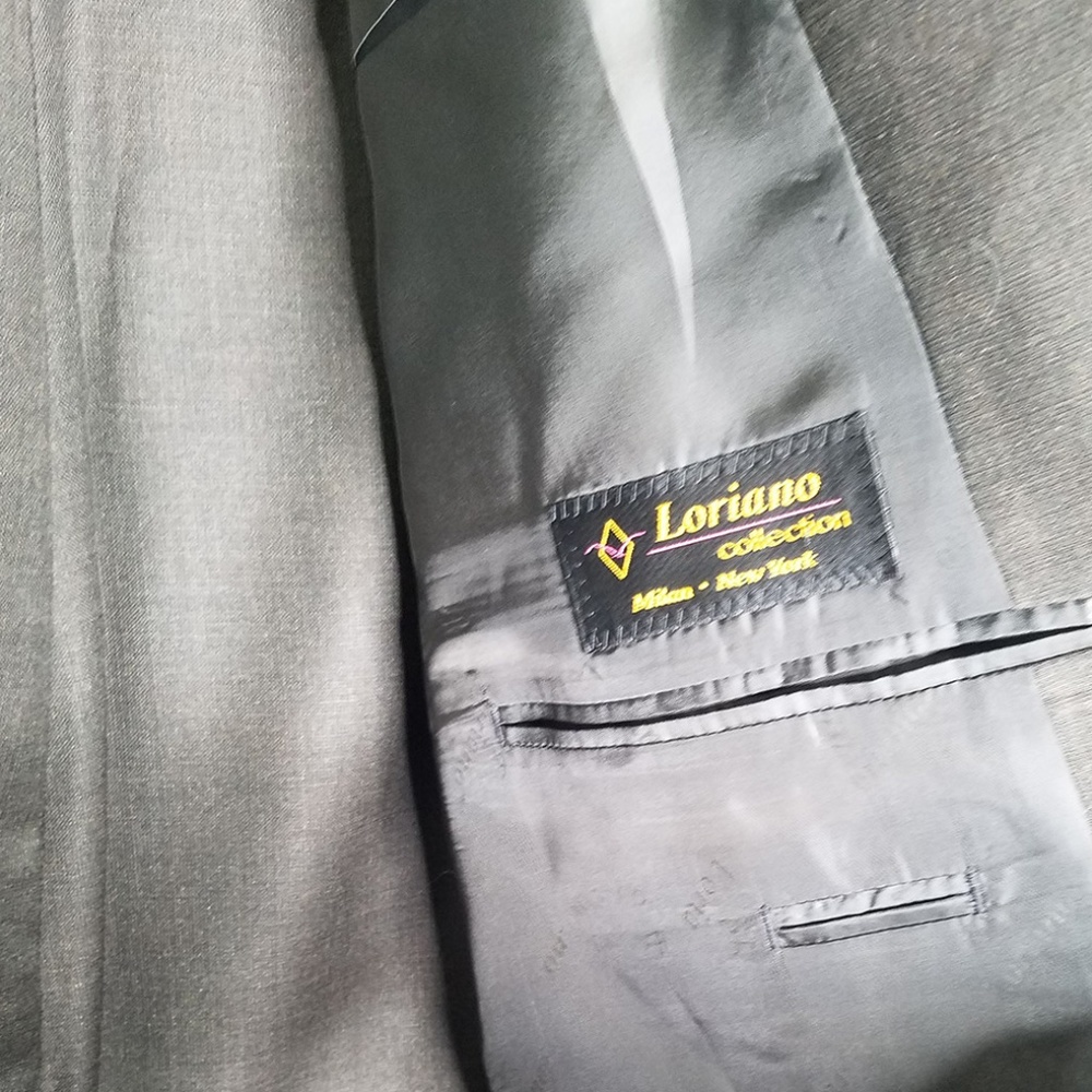 Men's 2-Piece Suit -Olive Green/Loriano Collection